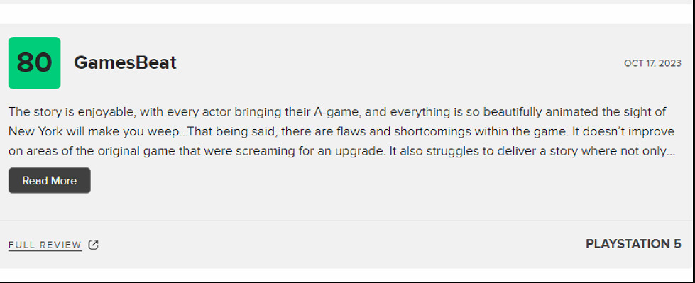 評分略微降低!《漫威蜘蛛人2》M站綜合評分降低至90分 評分略微降低!《漫威蜘蛛人2》M站綜合評分降低至90分