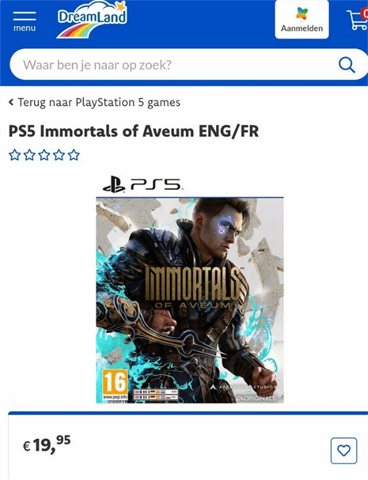 發售不到兩月：EA新作《不朽者傳奇》實體版價格驟跌