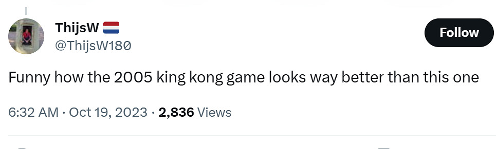 網友評論:IGN給《骷髏島:金剛崛起》3分也太高了! 網友評論:IGN給《骷髏島:金剛崛起》3分也太高了!