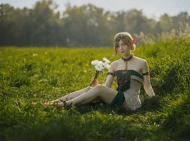 《生化4RE》阿什莉臉模發布“塞爾達公主”cos短片！