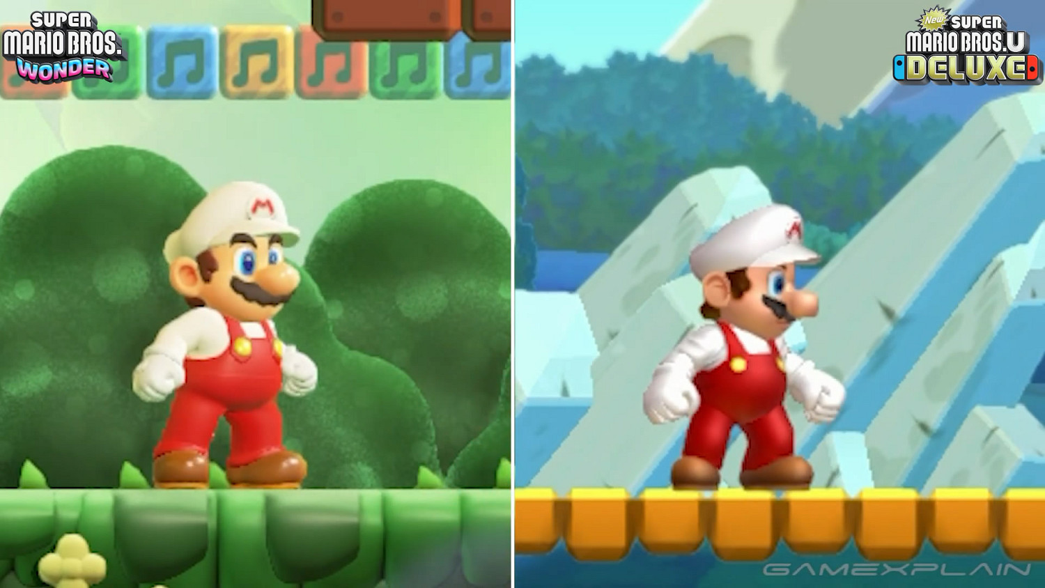 《超級瑪利歐兄弟驚奇》與另一款2D瑪利歐對比影像賞 《超級瑪利歐兄弟驚奇》與另一款2D瑪利歐對比影像賞