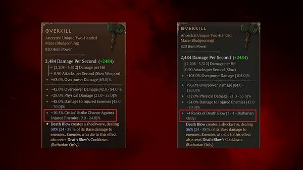 《暗黑破壞神4》第二賽季裝備調整分享