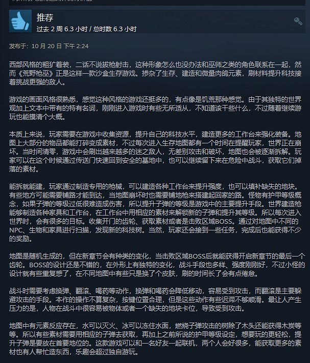 《荒野槍巫》現已發售好評率83% 題材新穎但重複率高