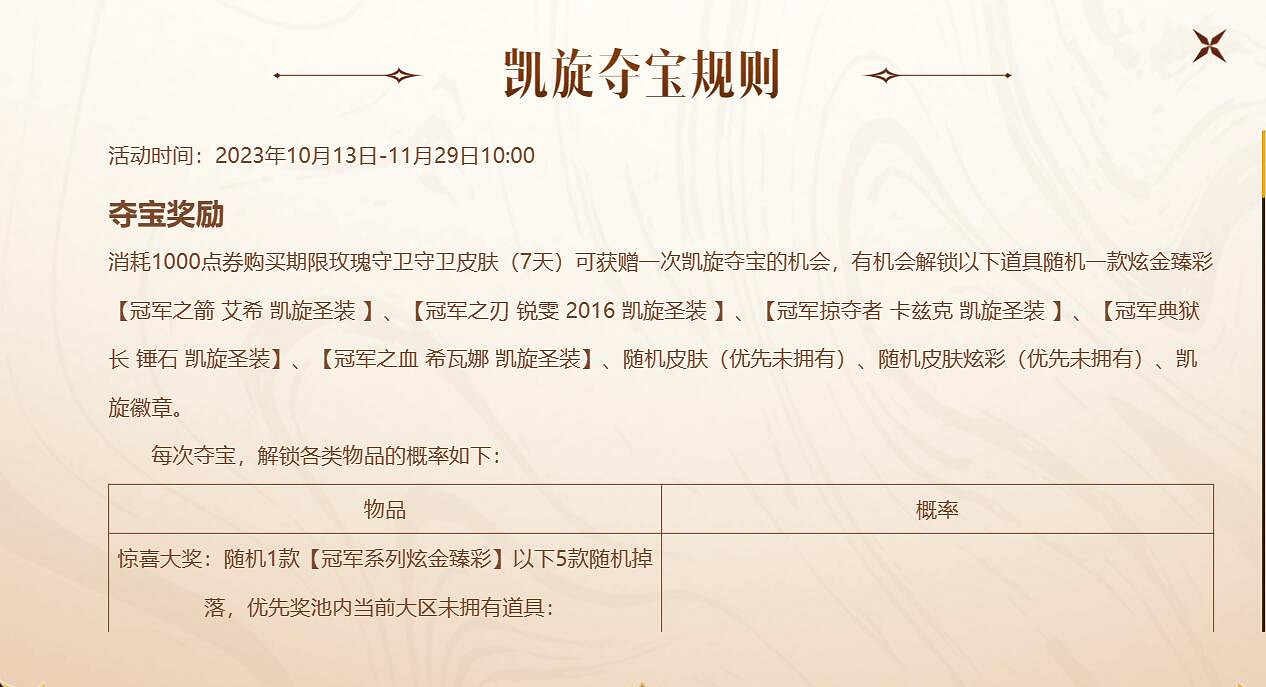 《lol》凱旋奪寶活動入口地址