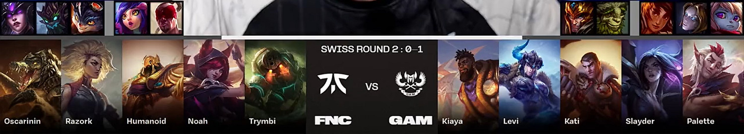 《lol》瑞士輪FNC vs GAM影片介紹