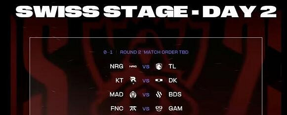 《英雄聯盟》S13瑞士輪第二輪對陣名單一覽