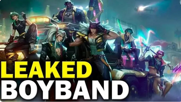 《lol》男團皮膚爆料