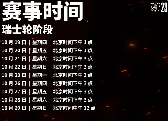 《LOL》S13瑞士輪抽簽時間介紹