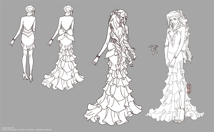 不許說像蔡明老師!《FF7重製版》愛麗絲禮服原畫公開 不許說像蔡明老師!《FF7重製版》愛麗絲禮服原畫公開