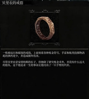 《墮落之主》貝裡農的戒指位置介紹