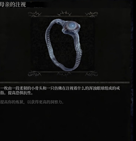 《墮落之主》母親的注視戒指獲得方法
