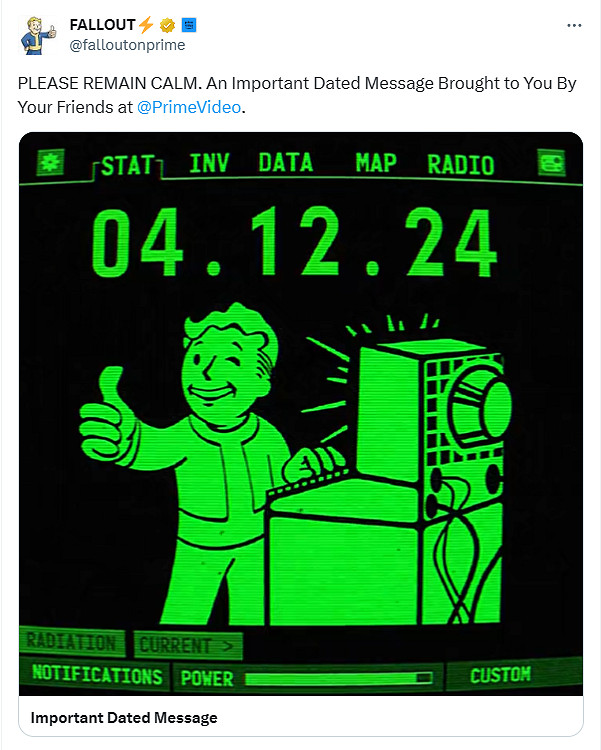 《輻射》真人劇集2024年4月上映!陶德擔任執行製片人 《輻射》真人劇集2024年4月上映!陶德擔任執行製片人