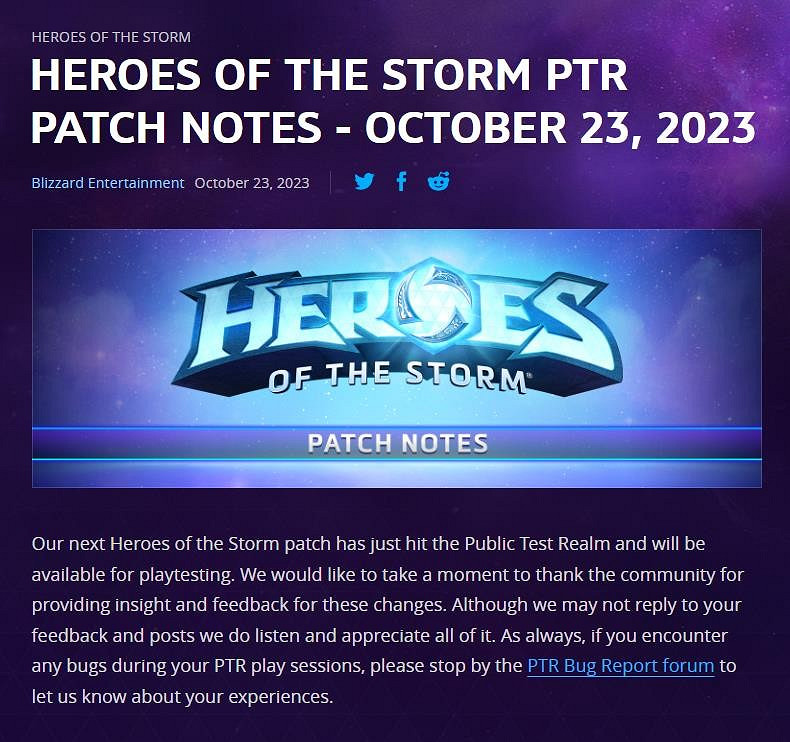 遊戲將來有可能回歸?暴雪《風暴英雄》上線大型平衡修復更新檔