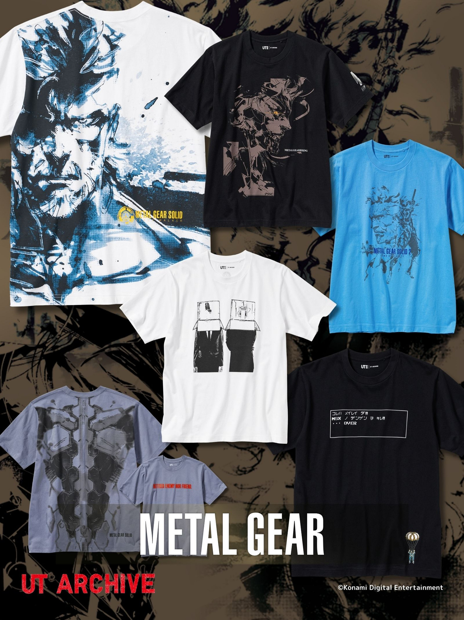 《潛龍諜影：大師合集》今天解鎖 優衣庫復刻連動T恤