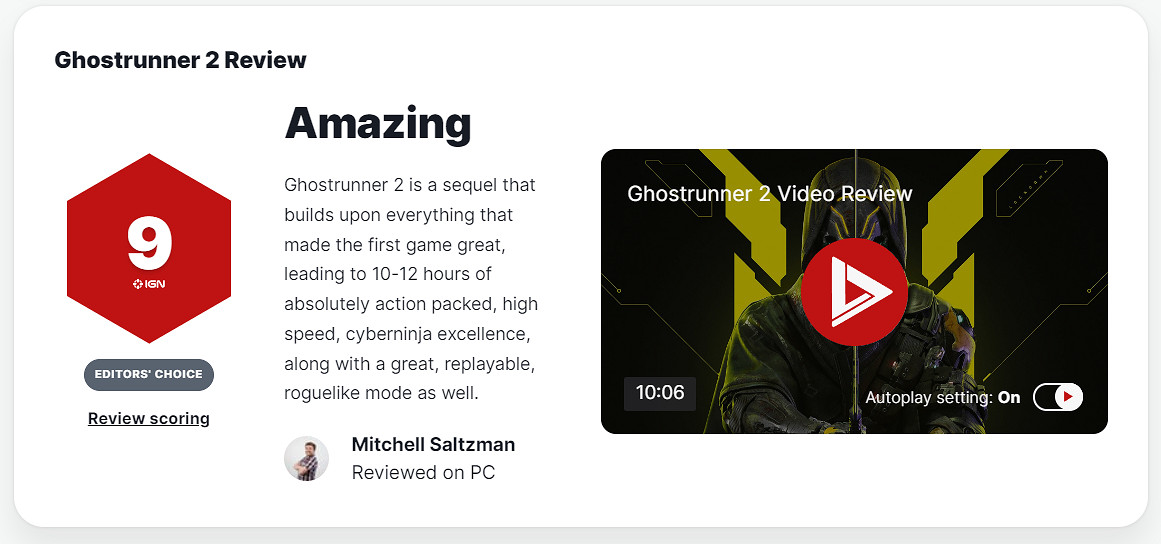 《幽靈行者2》全球媒體評分解禁！M站均分80 IGN 9分