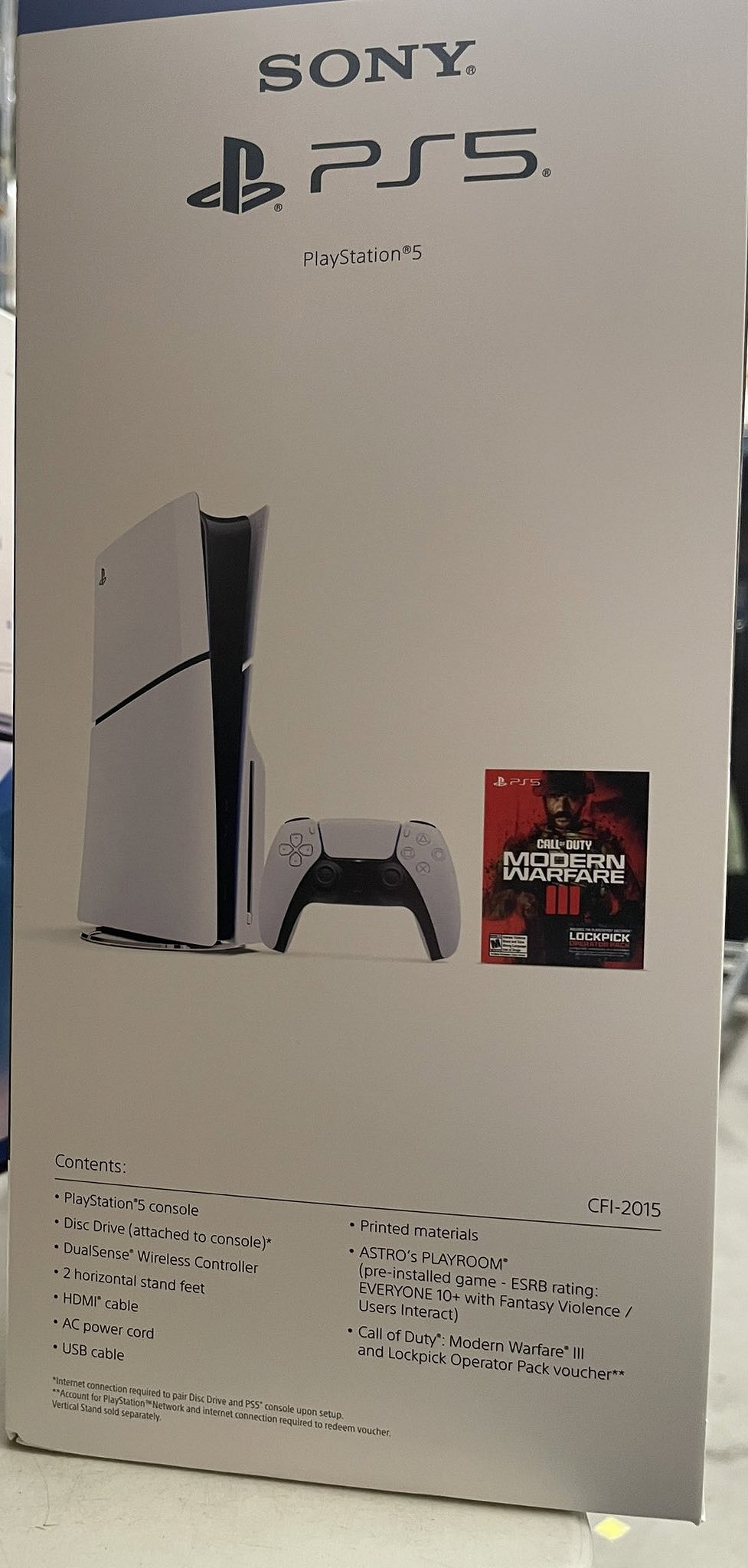 零售商內已出現輕薄版PS5主機!含COD/蜘蛛人捆綁包 零售商內已出現輕薄版PS5主機!含COD/蜘蛛人捆綁包