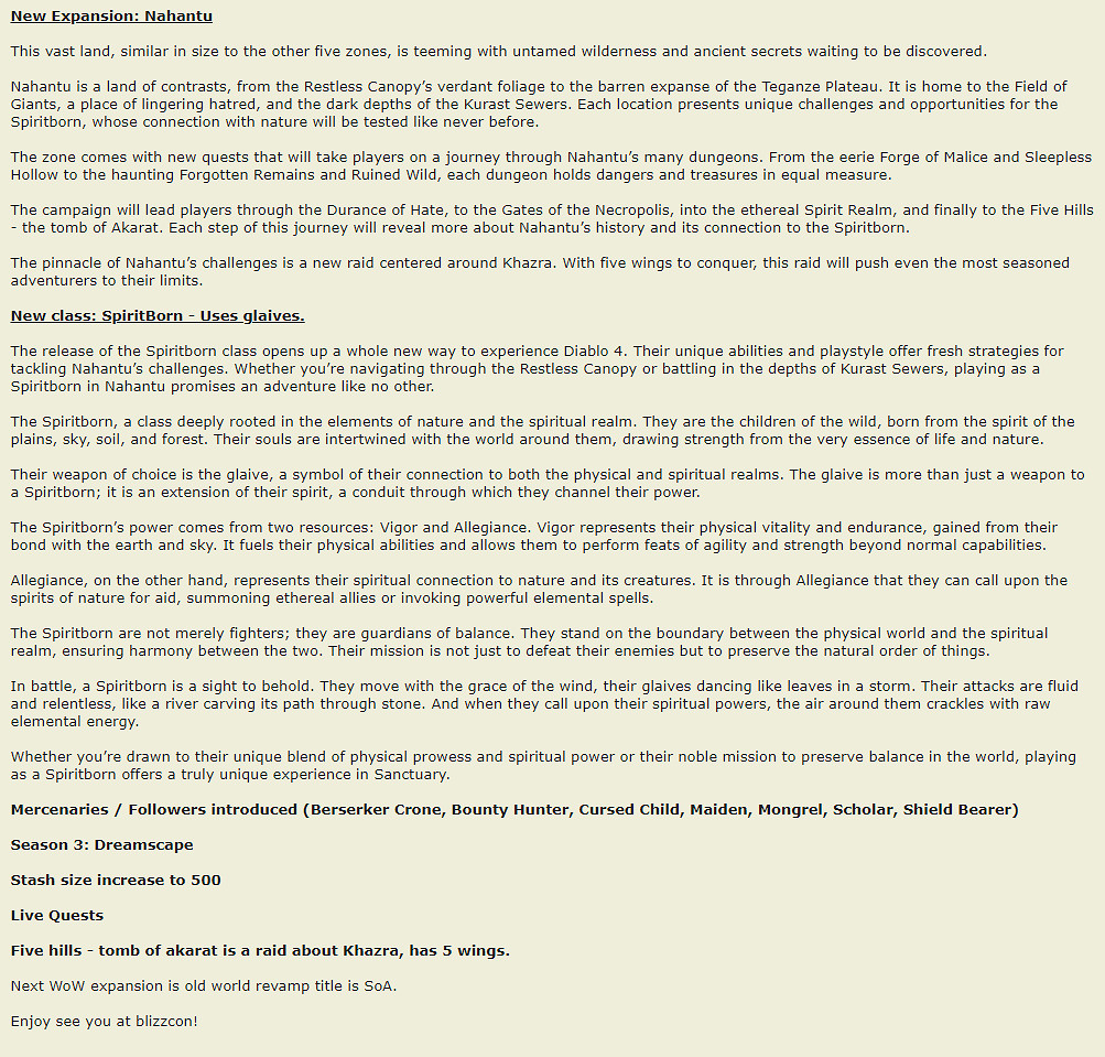 《暗黑破壞神4》首個DLC泄露!或以“憎恨之王”為主題 《暗黑破壞神4》首個DLC泄露!或以“憎恨之王”為主題