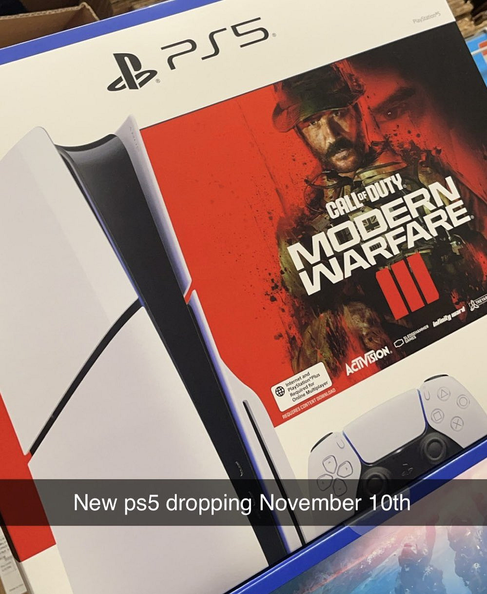 零售商內已出現輕薄版PS5主機!含COD/蜘蛛人捆綁包 零售商內已出現輕薄版PS5主機!含COD/蜘蛛人捆綁包