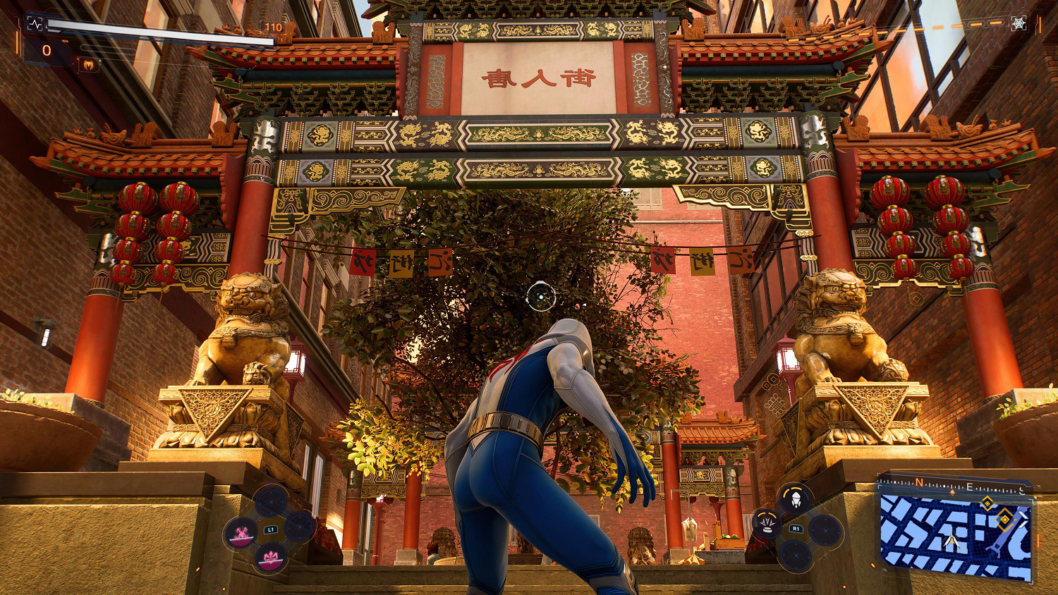 《漫威蜘蛛人2》BUG：唐人街門牌上的字居然是反的