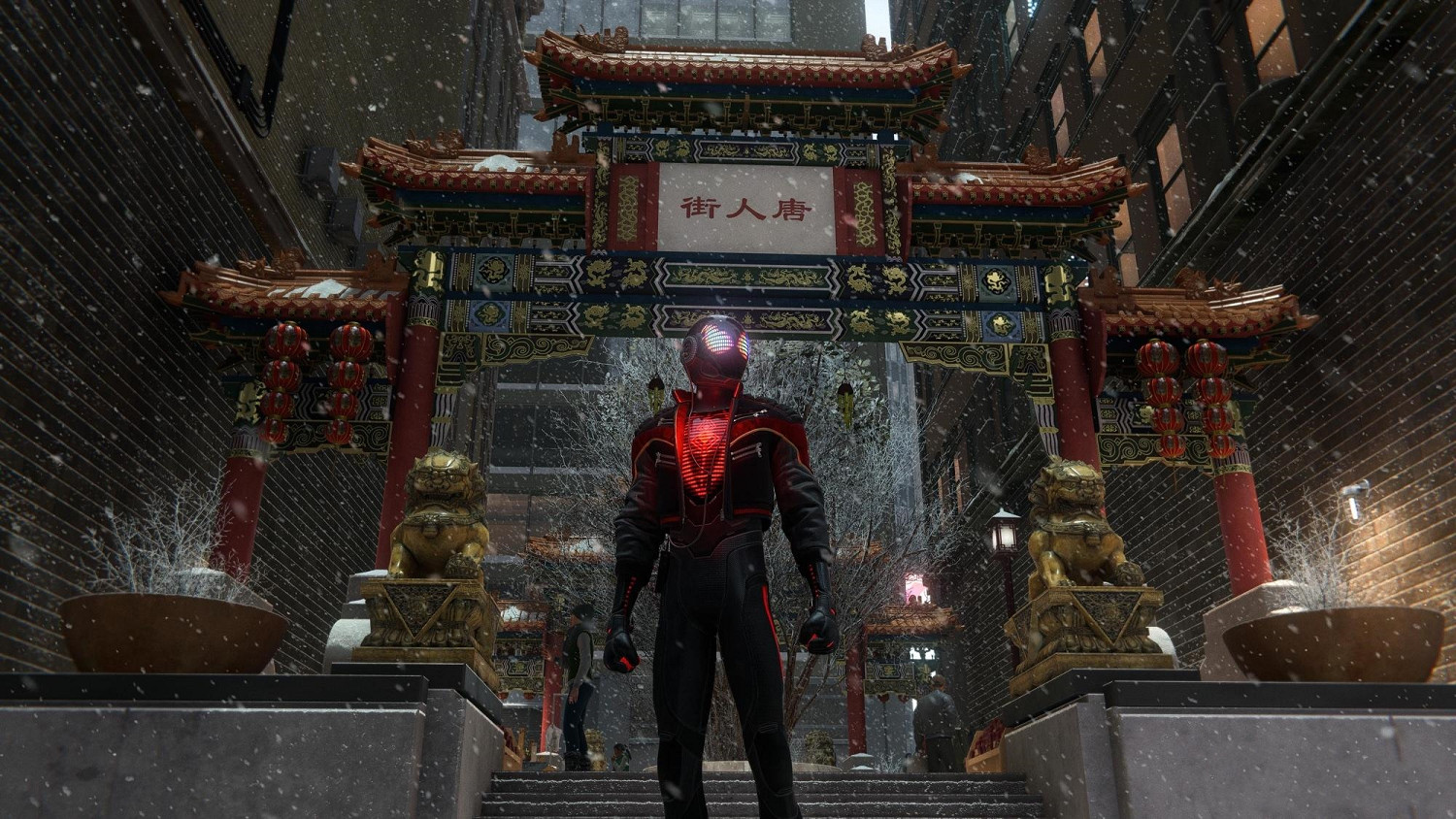 《漫威蜘蛛人2》BUG：唐人街門牌上的字居然是反的