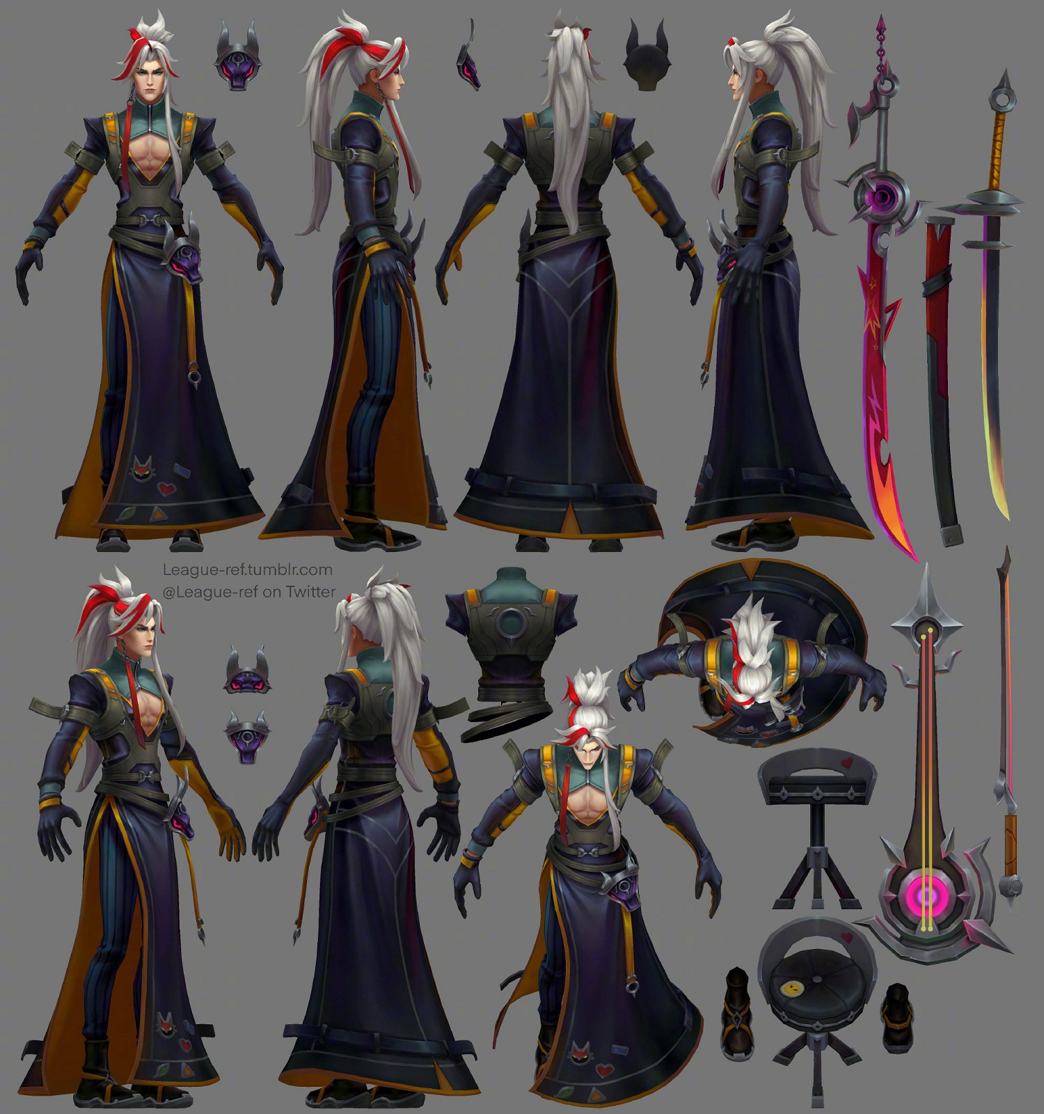 《英雄聯盟》全新男團“心之鋼”皮膚建模圖公開！