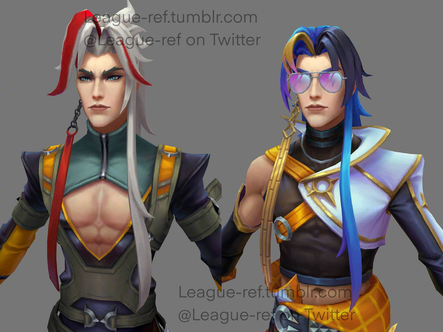 《英雄聯盟》全新男團“心之鋼”皮膚建模圖公開！