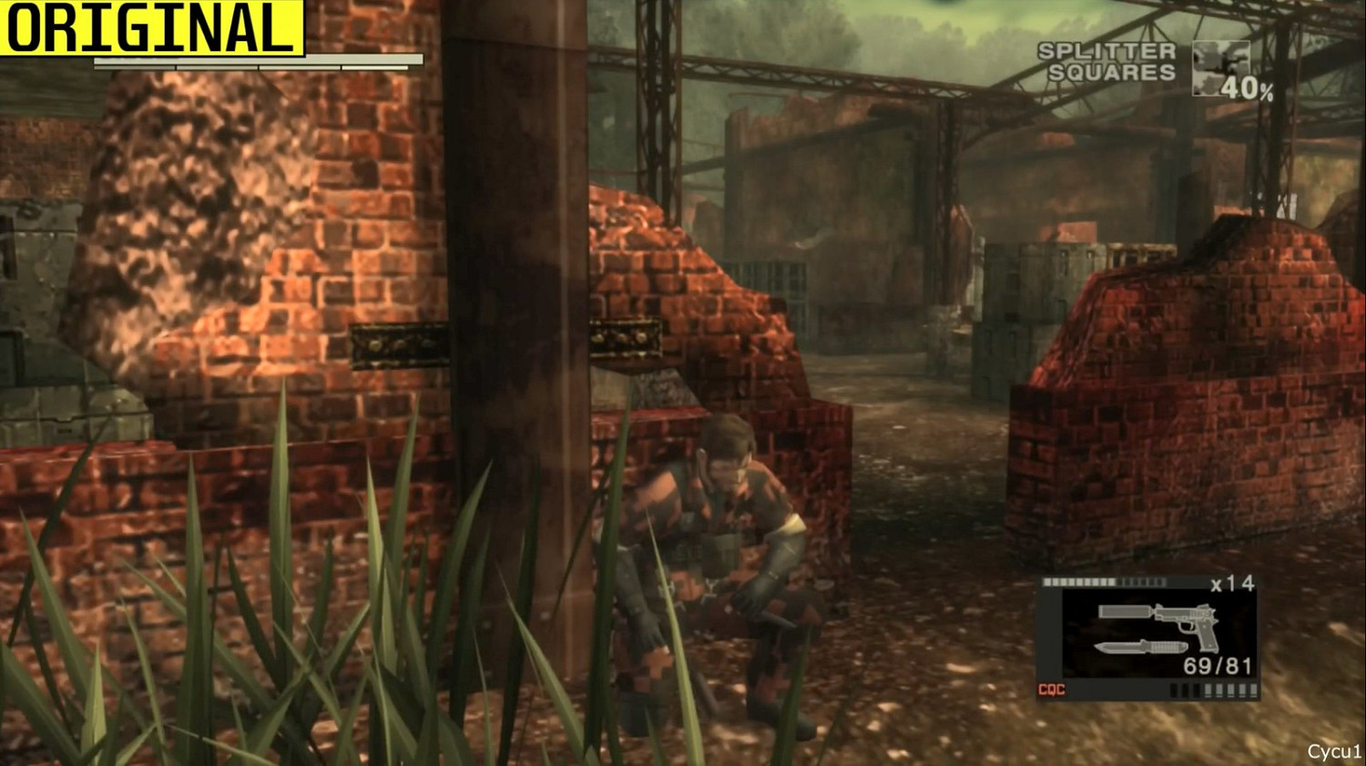 《潛龍諜影Δ：食蛇者》和《潛龍諜影3》畫面對比