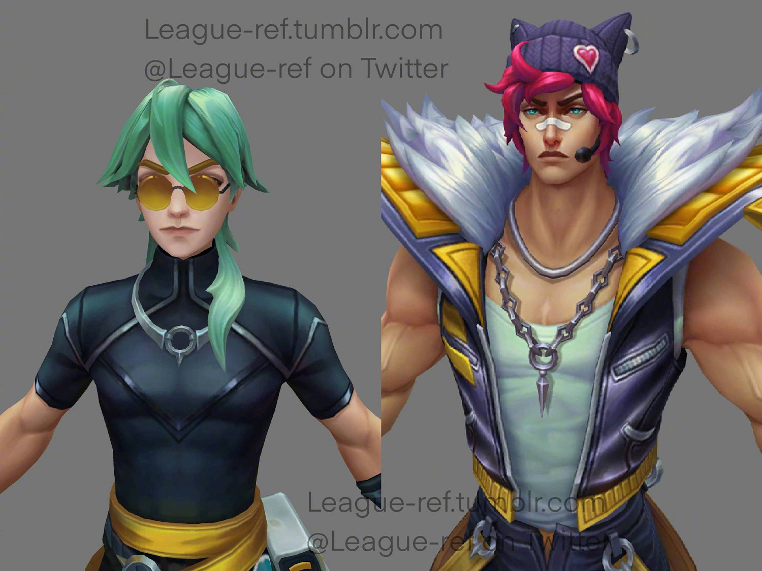 《英雄聯盟》全新男團“心之鋼”皮膚建模圖公開！