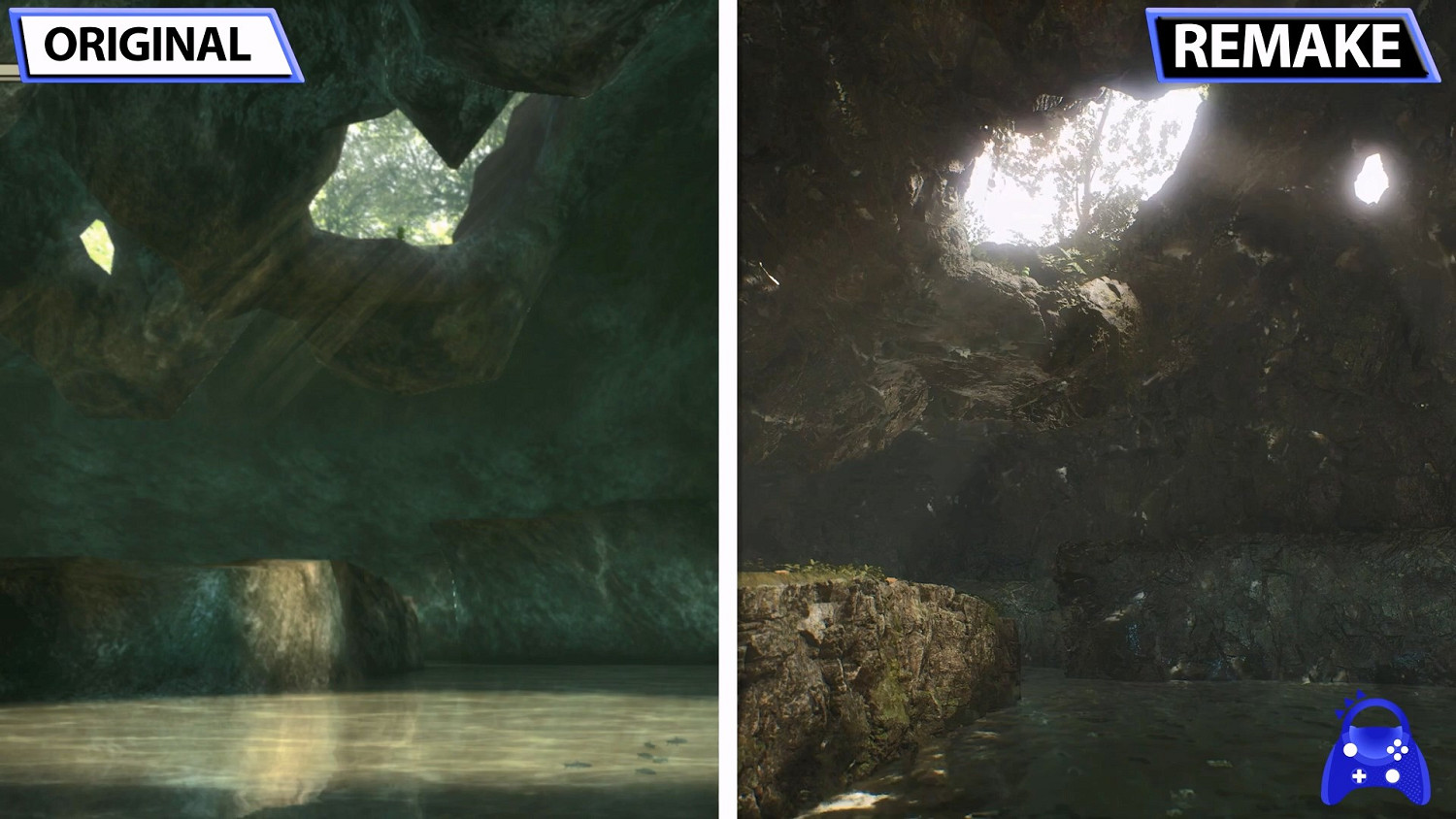 《潛龍諜影3重製版》與原版畫面對比 視效改進明顯! 《潛龍諜影3重製版》與原版畫面對比 視效改進明顯!