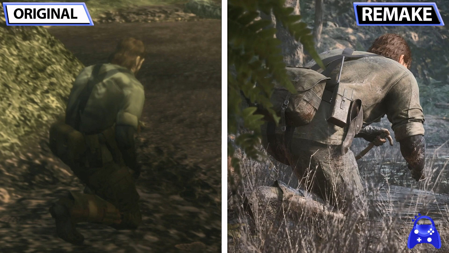 《潛龍諜影3重製版》與原版畫面對比 視效改進明顯! 《潛龍諜影3重製版》與原版畫面對比 視效改進明顯!