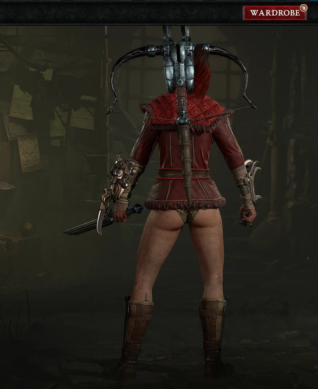 暴雪的福利?《暗黑4》護甲短的連美女屁股都遮不住! 暴雪的福利?《暗黑4》護甲短的連美女屁股都遮不住!