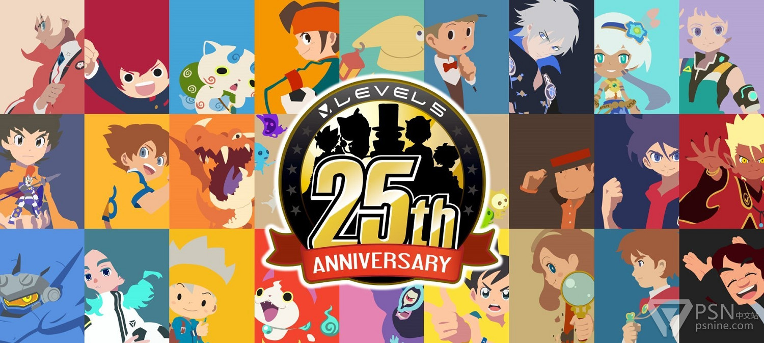 LEVEL-5社長髮推慶祝公司成立25周年 紀念壁紙公開