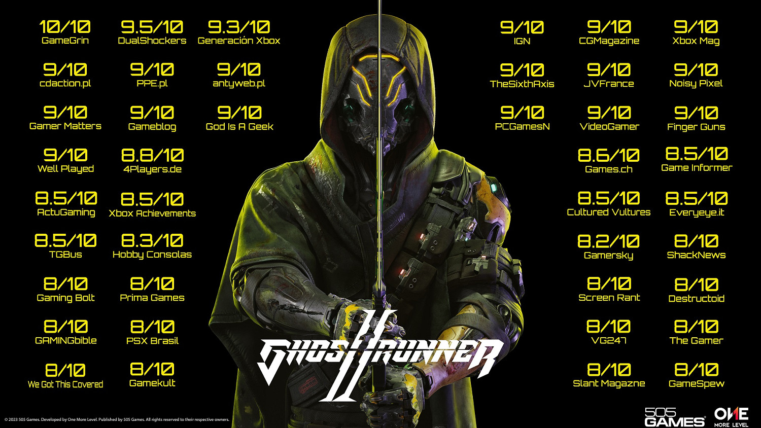 超爽快砍殺!《幽靈行者2》媒體評分宣傳圖公開 超爽快砍殺!《幽靈行者2》媒體評分宣傳圖公開