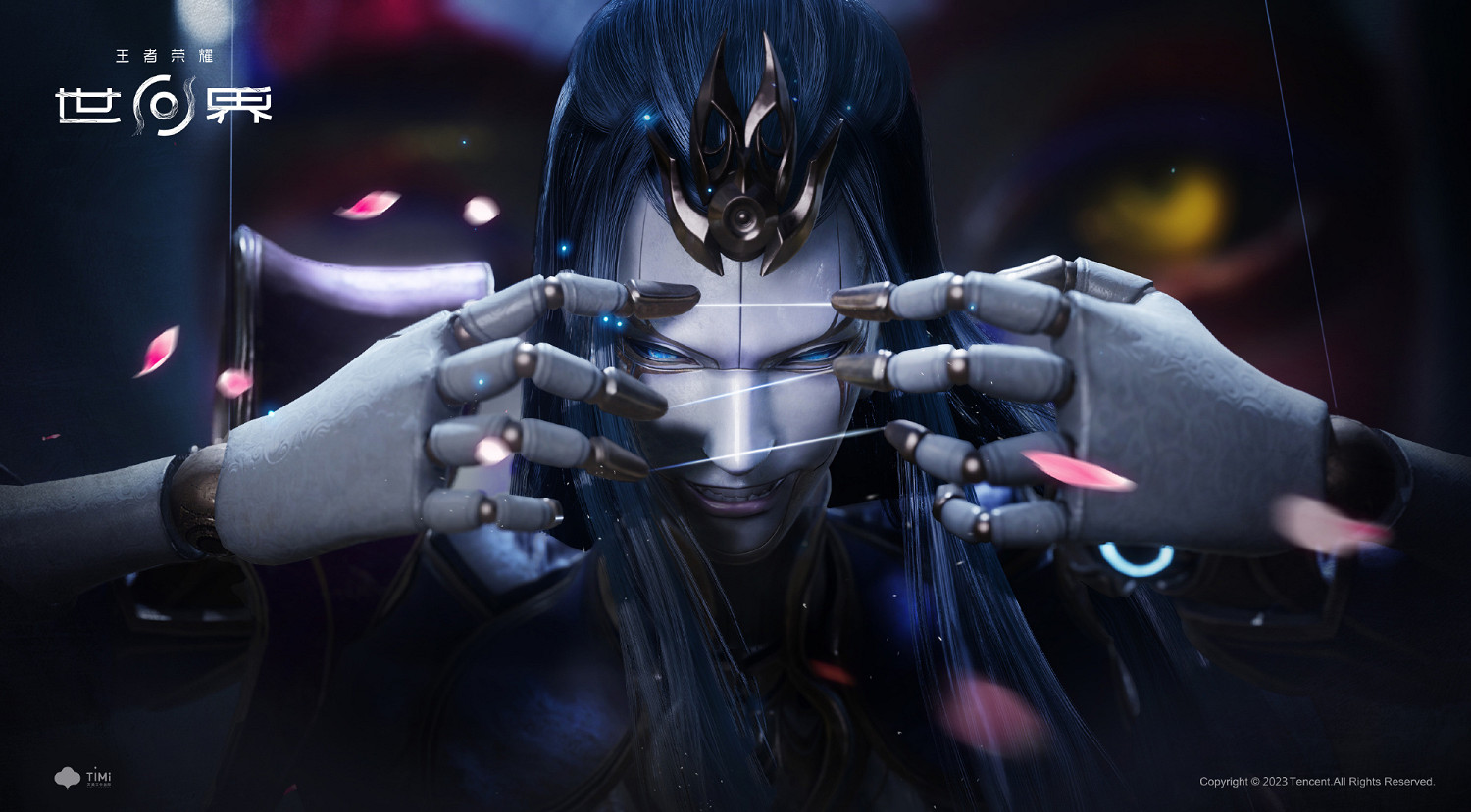 《王者榮耀世界》高清壁紙圖：稷下星之隊挑戰元歌傀儡