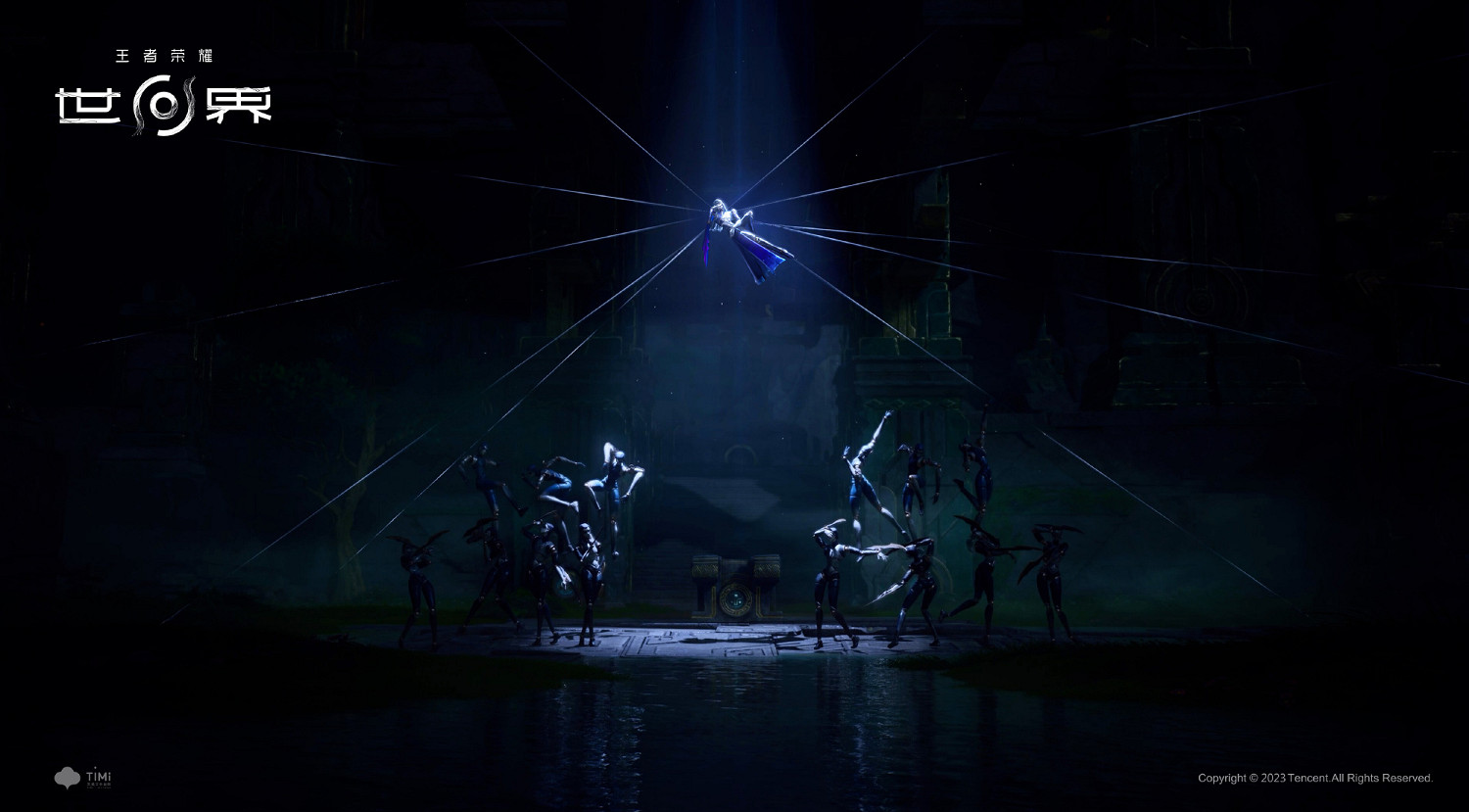 《王者榮耀世界》高清壁紙圖：稷下星之隊挑戰元歌傀儡