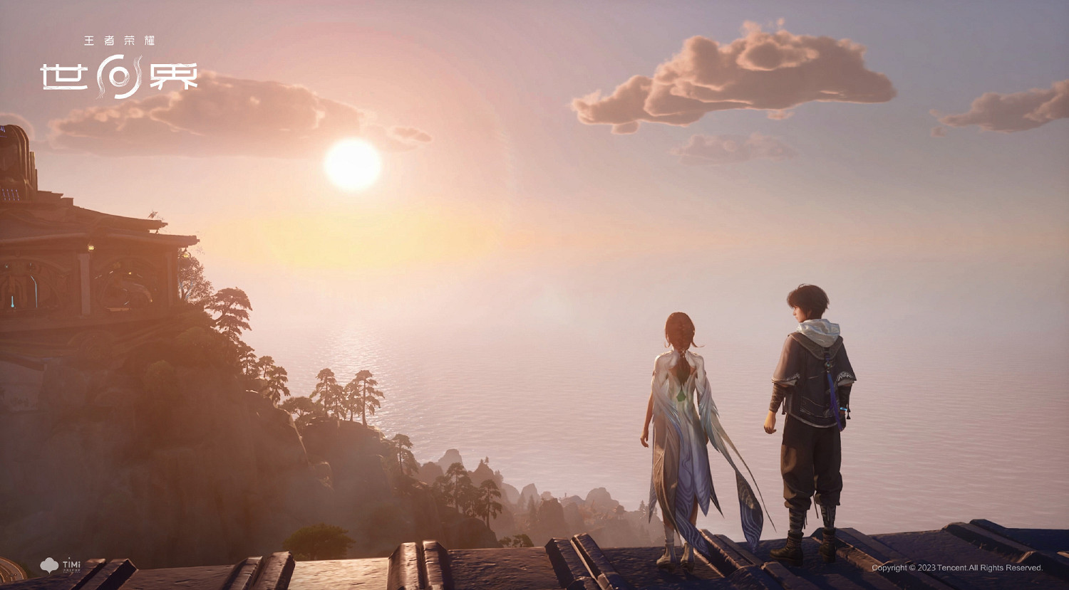 《王者榮耀世界》高清壁紙圖：稷下星之隊挑戰元歌傀儡