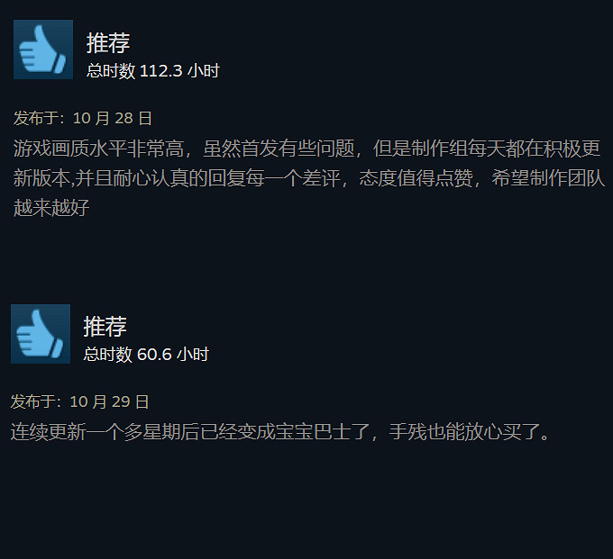 《墮落之主》狂更更新檔被玩家稱讚!Steam好評率升至60% 《墮落之主》狂更更新檔被玩家稱讚!Steam好評率升至60%