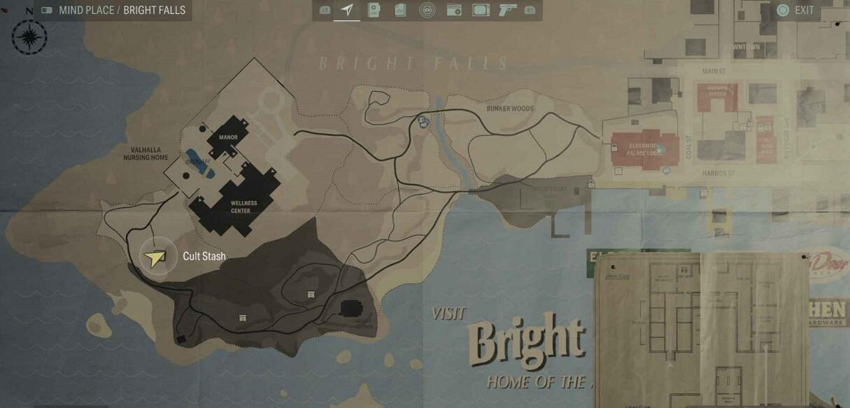 《心靈殺手2》地堡森林藏匿物鑰匙位置 《心靈殺手2》地堡森林藏匿物鑰匙位置