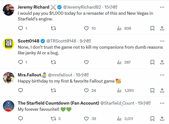 B社發文祝賀《輻射3》發售15周年！玩家：趕快重製！