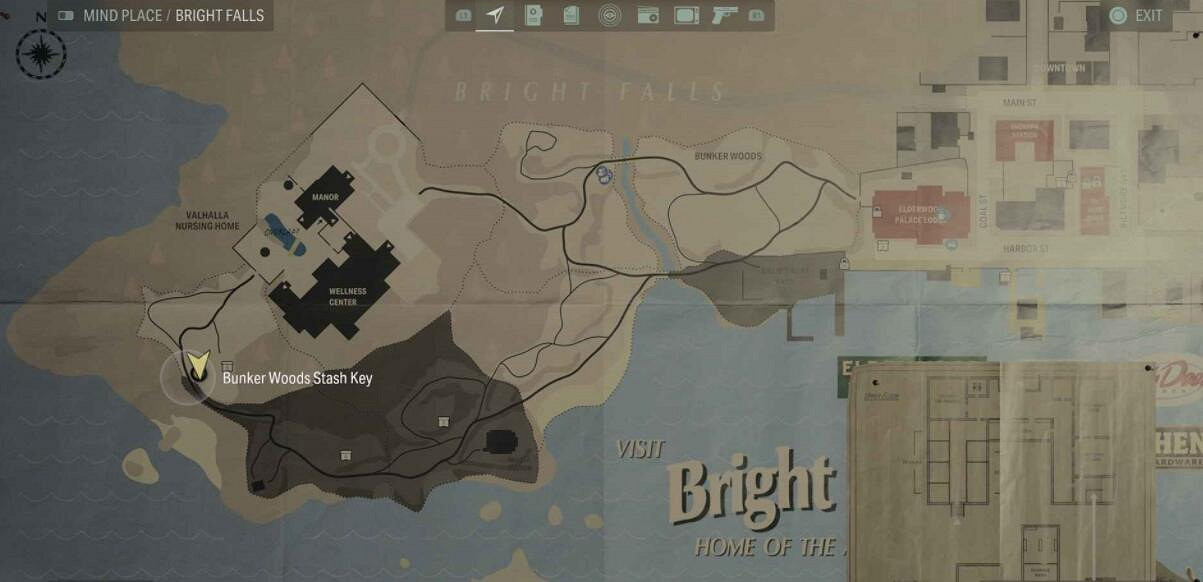 《心靈殺手2》地堡森林藏匿物鑰匙位置 《心靈殺手2》地堡森林藏匿物鑰匙位置