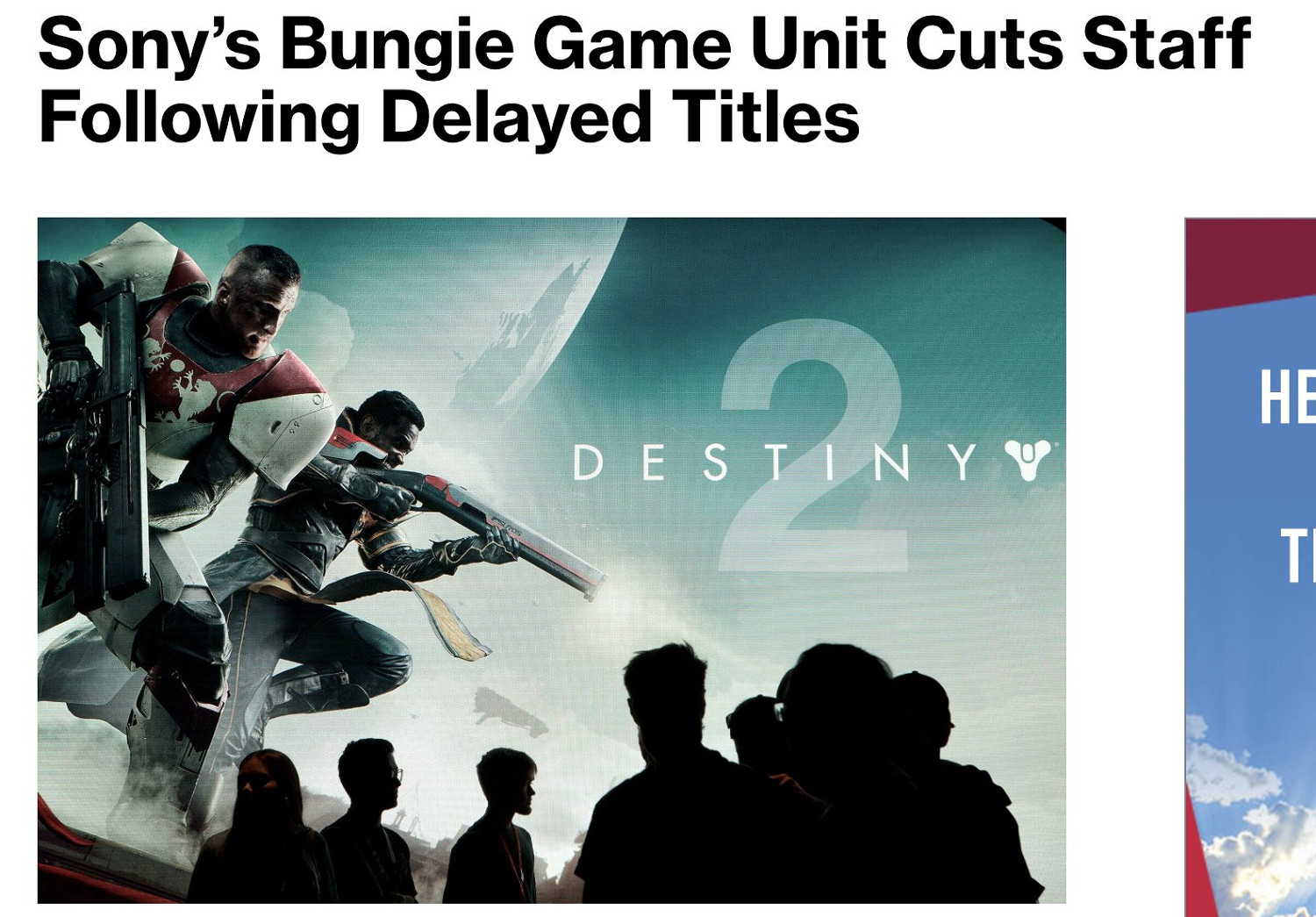 索尼Bungie工作室裁員!下部新作及命運2新DLC延期 索尼Bungie工作室裁員!下部新作及命運2新DLC延期