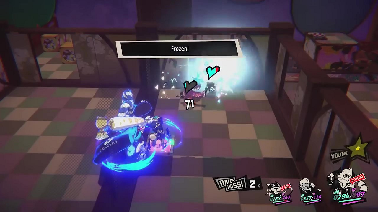 靈活走位！《女神異聞錄5：戰略版》最新戰鬥實機展示