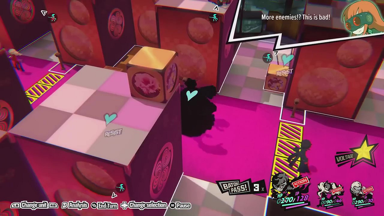 靈活走位！《女神異聞錄5：戰略版》最新戰鬥實機展示