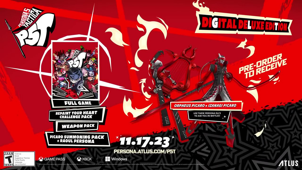 靈活走位！《女神異聞錄5：戰略版》最新戰鬥實機展示