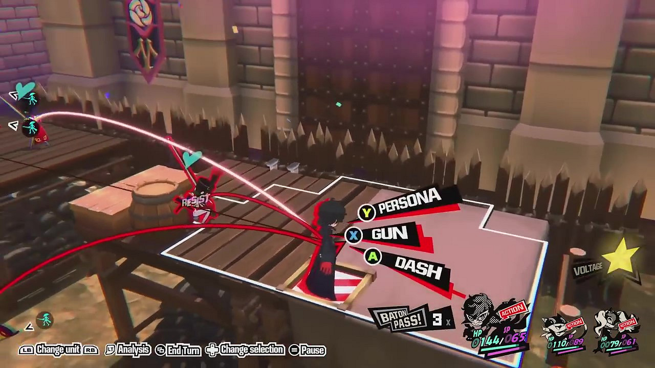 靈活走位！《女神異聞錄5：戰略版》最新戰鬥實機展示