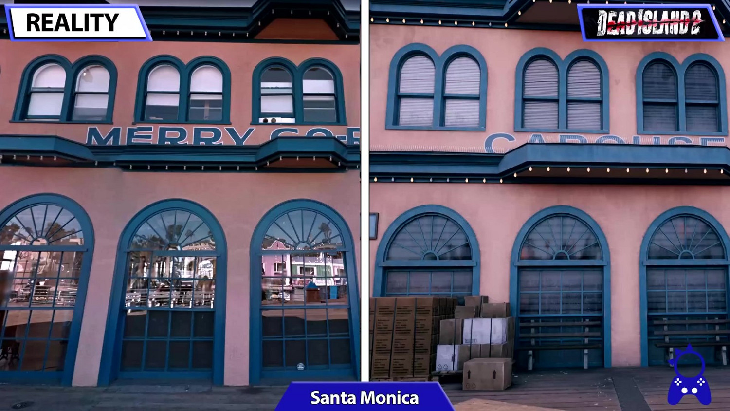 《死亡島2》遊戲環境與現實環境影片對比