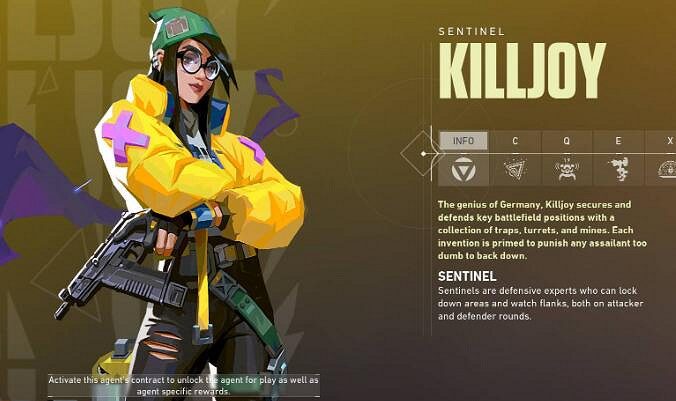 《瓦洛蘭特》角色英文名介紹