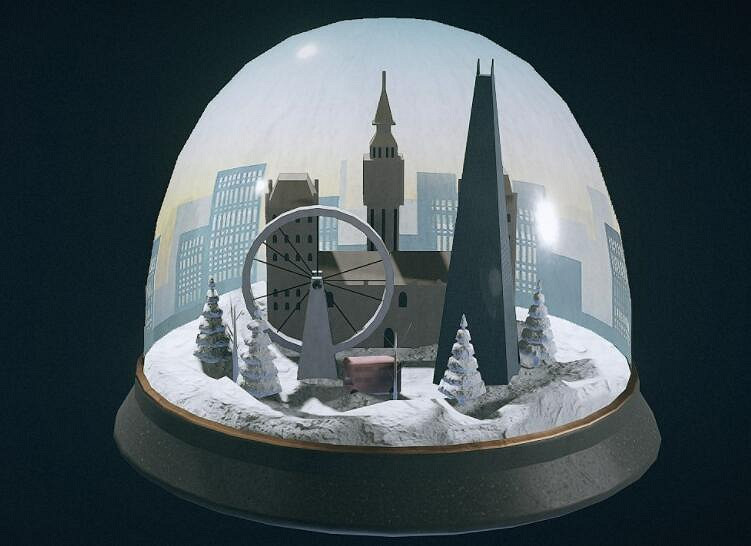 《星空》倫敦雪花球位置分享 倫敦地標進入方法