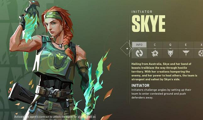 《瓦洛蘭特》角色英文名介紹