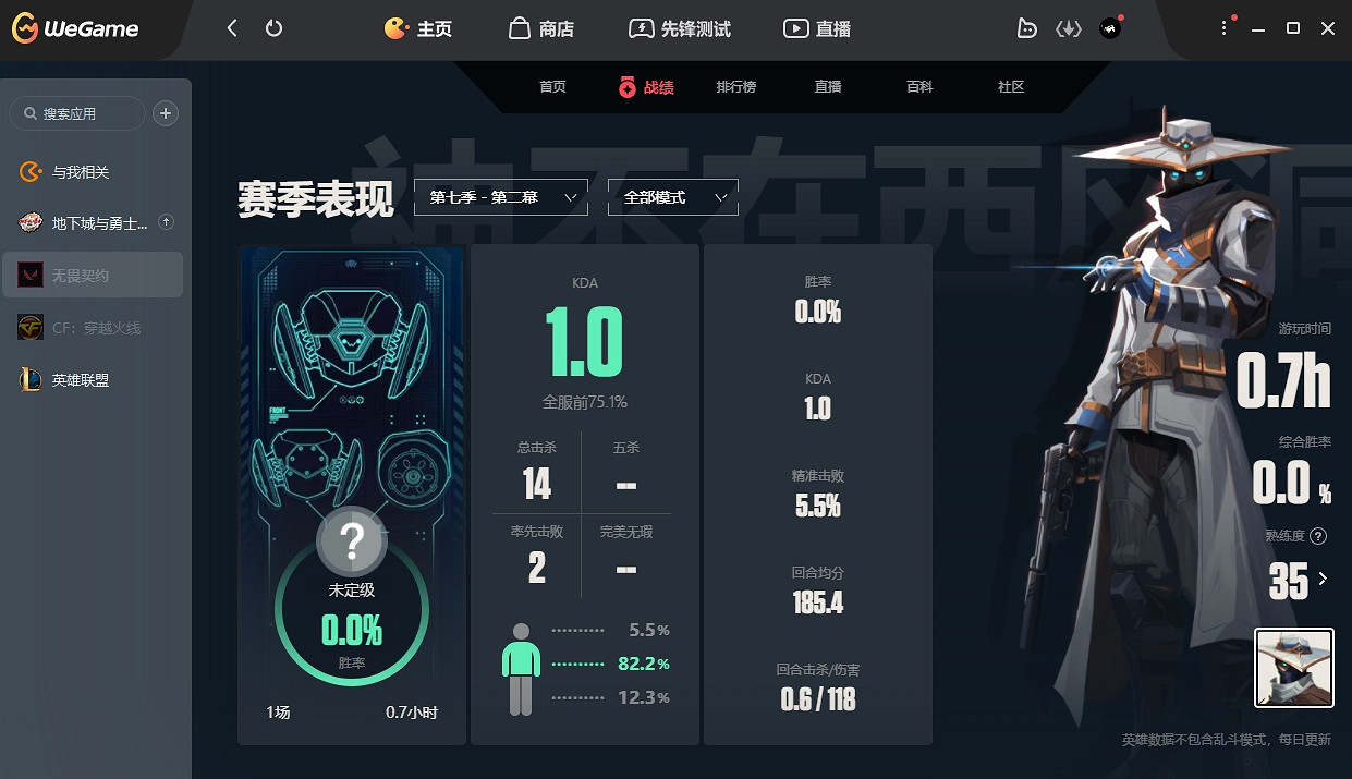 《不屈不撓契約》查看戰績方法